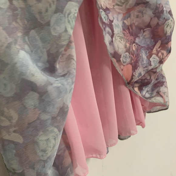 Floral print chiffon skirt - Picture 5 of 6